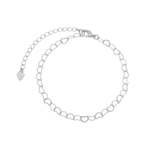 Links heart bracelet