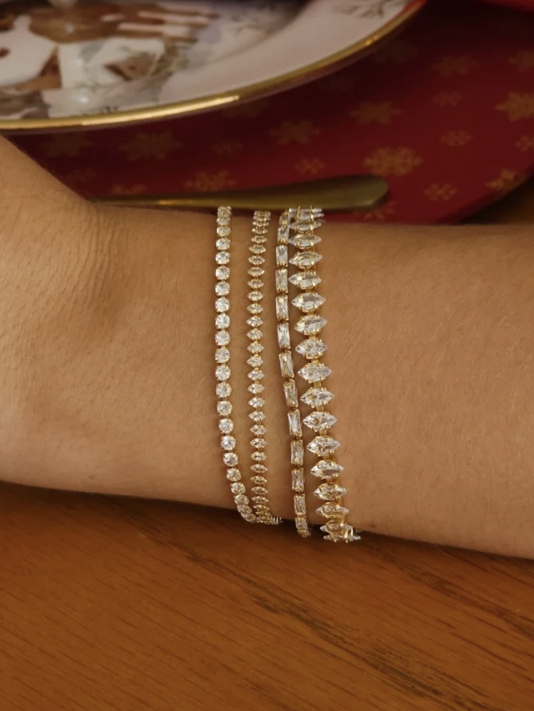 Tennis baguete bracelet - Image 2