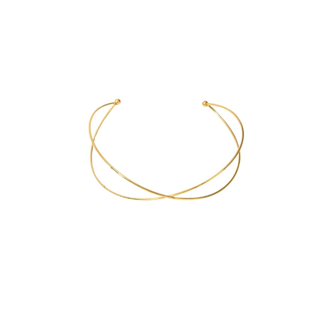 Arc golden glow necklace wp