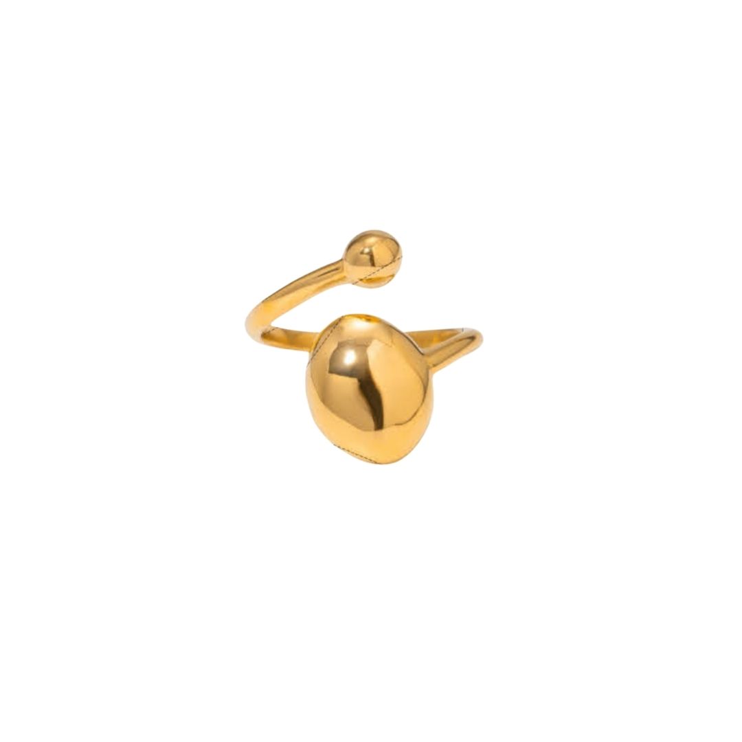 Arc organic golden glow ring wp