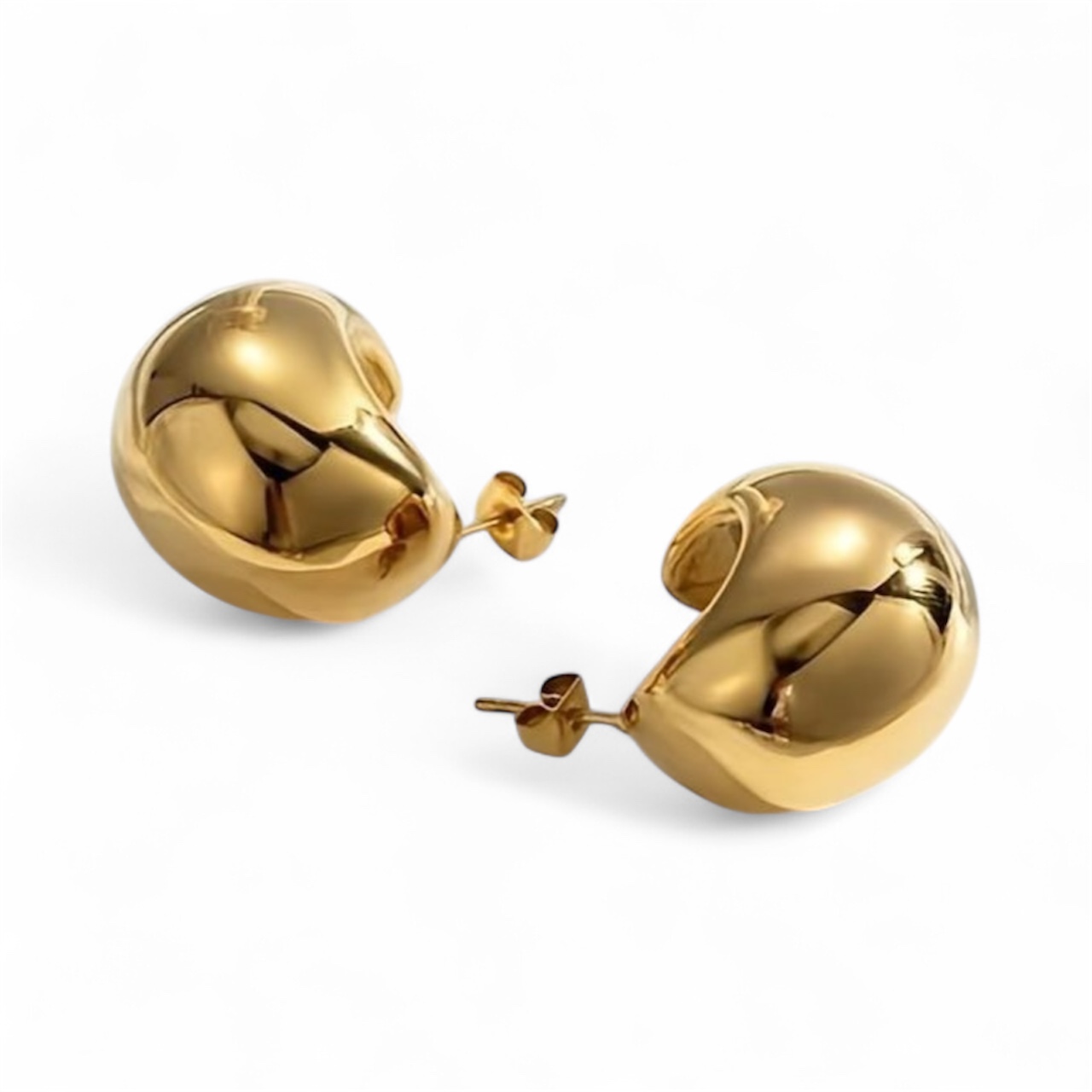Golden Ball earrings wp