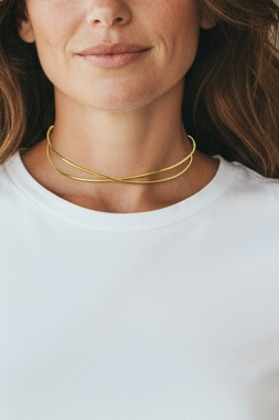 Arc golden glow necklace wp - Image 2