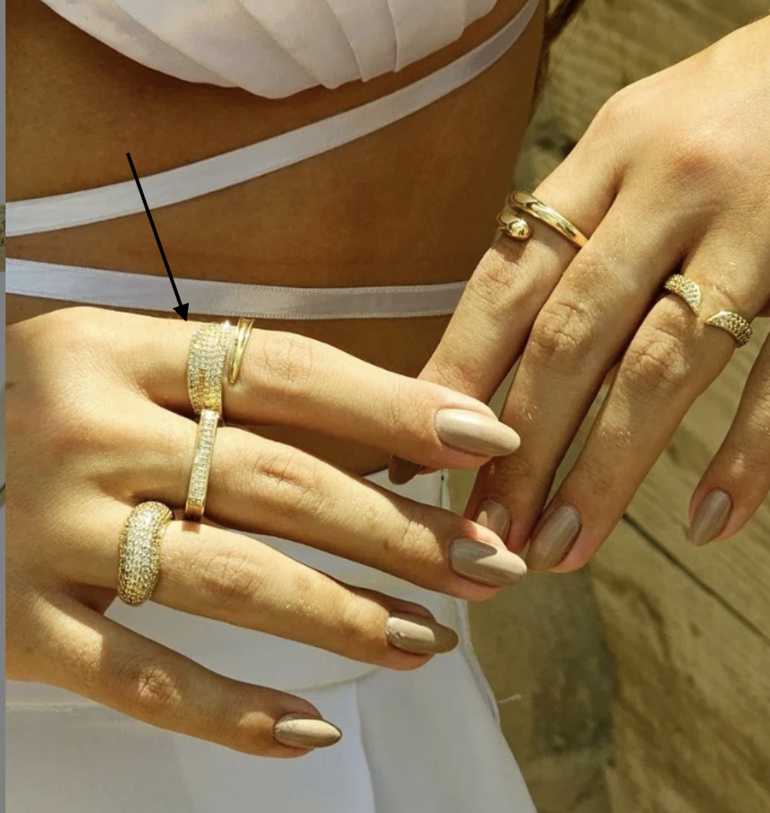 Stud adjustable ring - Image 2