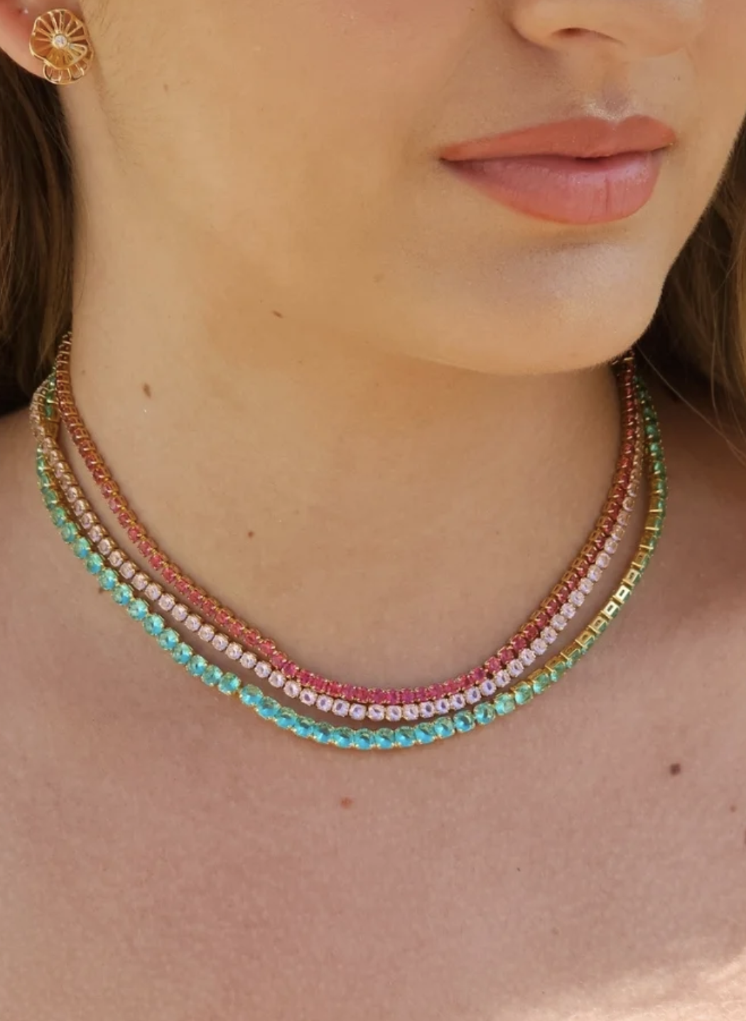 Tennis Rubelita necklace 2.5mm - Image 2