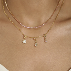 Tennis Kunzita necklace 2.0mm