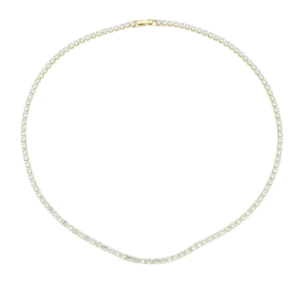 Tennis gold choker necklace 3.0mm