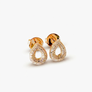 Stud drop earrings