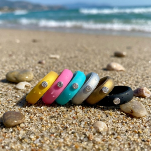 Sunny silicone ring PINK