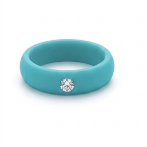 Sunny silicone ring light blue