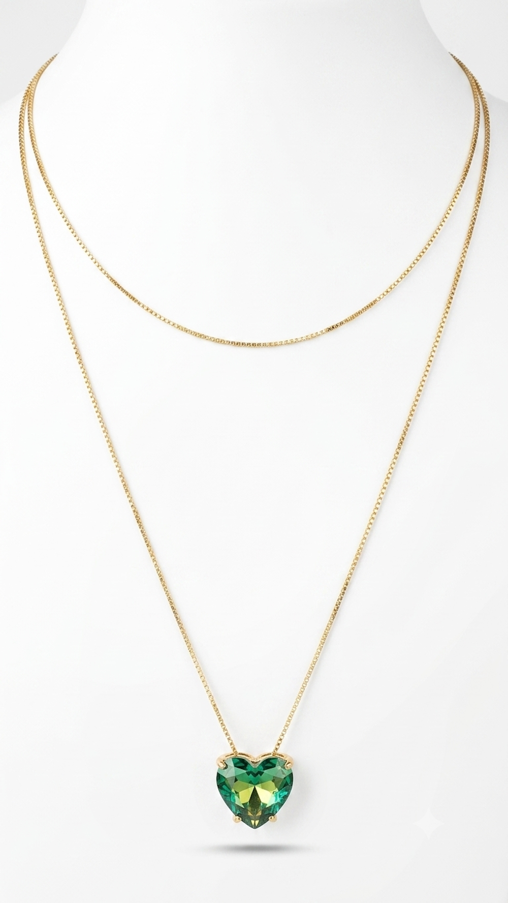 Summer heart necklace